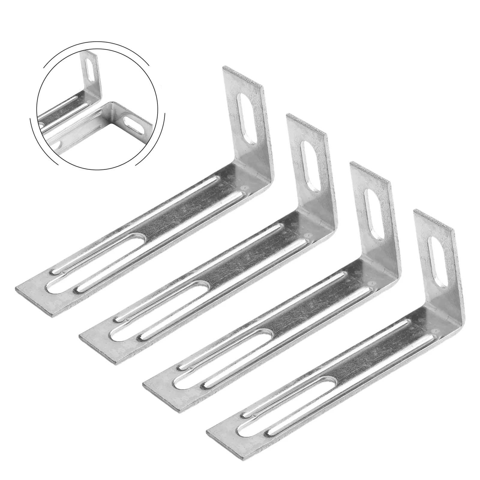 Bracket L-angle Corner L-Shaped Angle Fixing Chairs Tables For Window Shelves Drawers 4Pcs Widely Used L-shaped