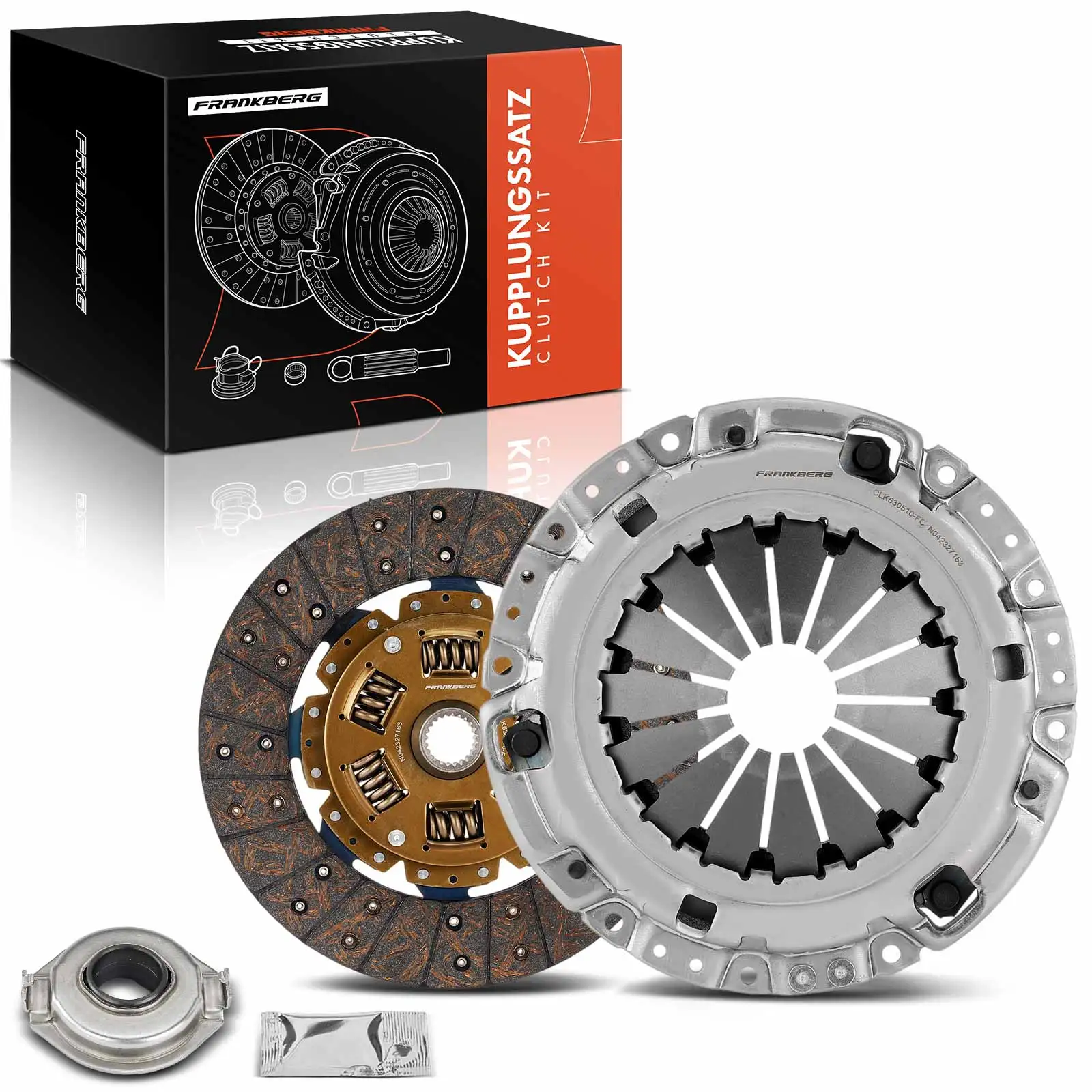 Frankberg 1x Kupplungssatz für Ford Ranger ET Mazda BT-50 Pick-up CD UN 2.5L 3.0L WE0116410B 1449697 6M347550AA 1365314
