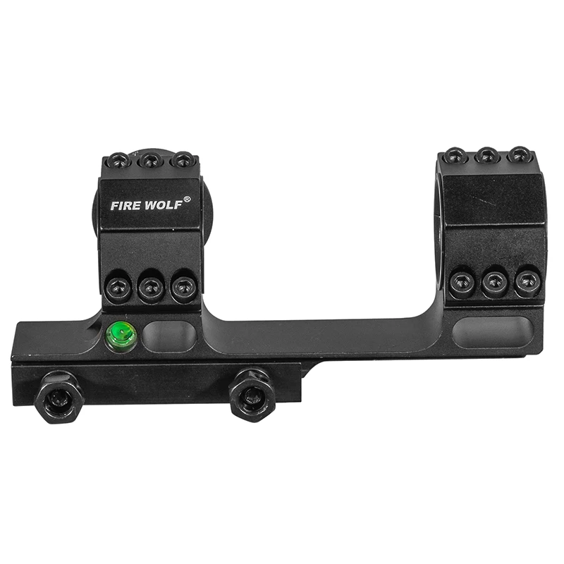 FIRE WOLF Hunting Riflescope Mounts With Angle Indicator Bubble Level 25.4mm/30mm Scope Aluminium Alloy Mount Rings