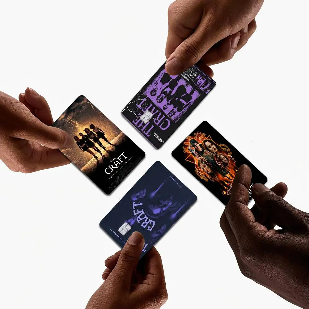 

Hot Rare Movie THE CRAFT Game Film Cover Sticker Case For Small Chip Credit Debit Card Front Side