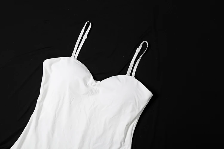 Weird Puss Sexy Skinny Wrap Hip Romper für Damen, tief ausgeschnittener, rückenfreier, ärmelloser Playsuit mit taillierter Form, Hot Girls High Street Fashion – Detail 6
