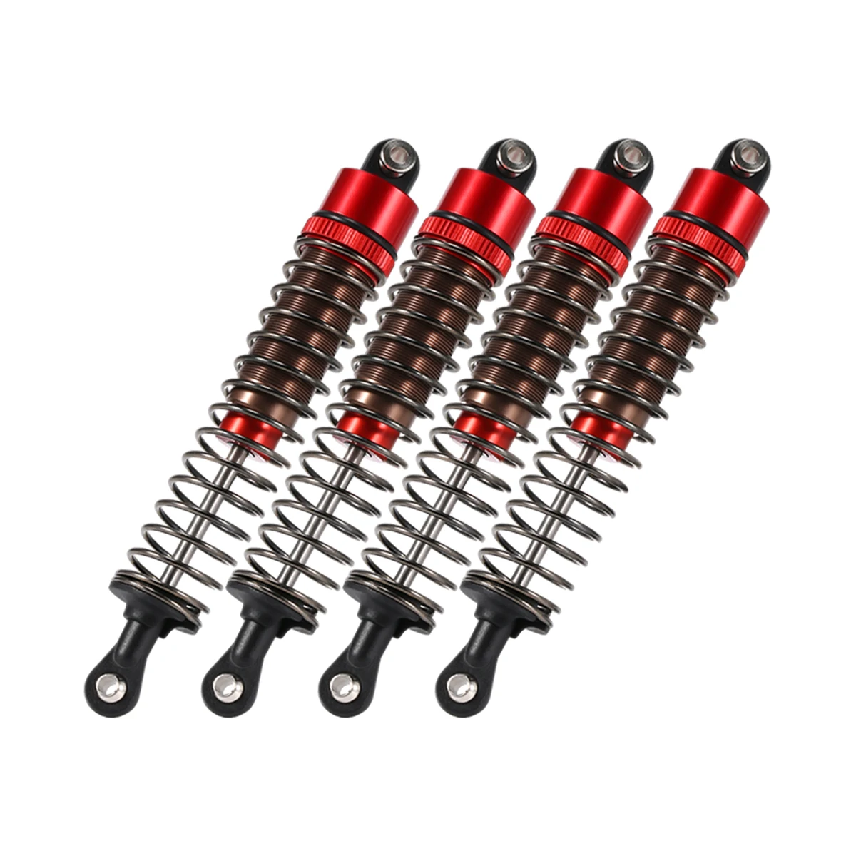 4PCS 52/55/62/70/75/85/95/100/110/120mm Schokdemper voor 1/10 RC Truggy Buggy On-Road Touring Drift Racing Klimmen Auto Onderdelen