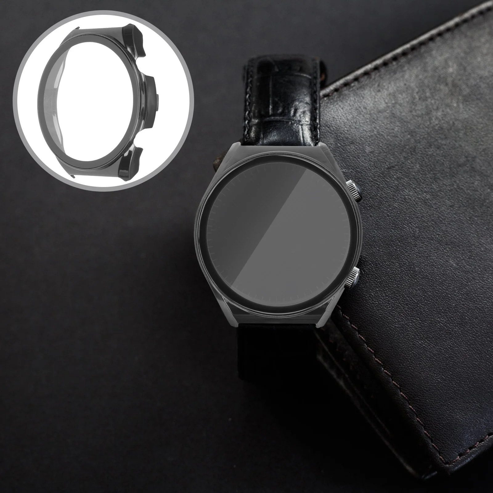 

Защитный чехол для часов, водонепроницаемый чехол для умных часов с защитой от царапин, стильные наручные часы, встроенный корпус, аксессуар для часов