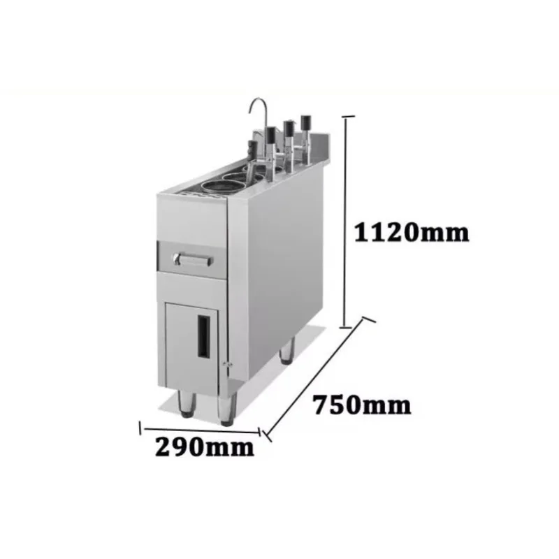Commercial 3-Pot Electric  Auto-Raising Kitchen Equipment view 3