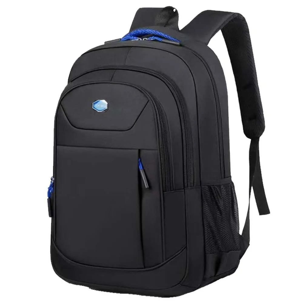 Nylon Students Daypack Scratch Prevention Anti-splash Water Large Capacity School Bag Polyester Fixed Webbing Laptop Backpack