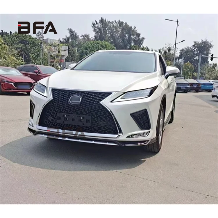 For the 2016-2019 Lexus RX300 350 450h upgraded 2020-style front bumper LED headlights grille body kit