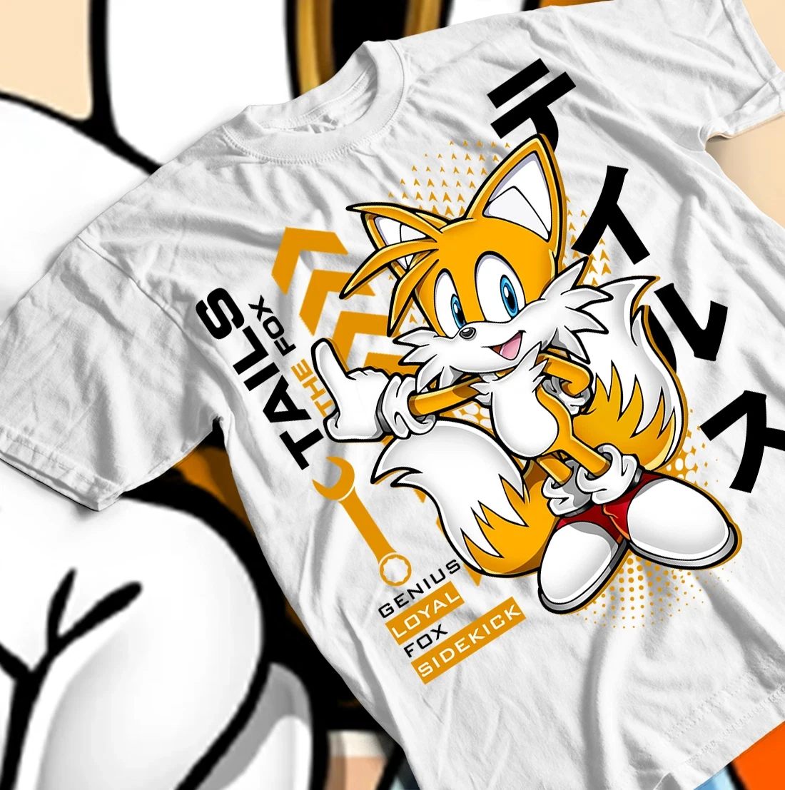 Tails The Fox Shadow The Hedgehog T-Shirt Heroes Tee Sonic Heroes – Detail 4