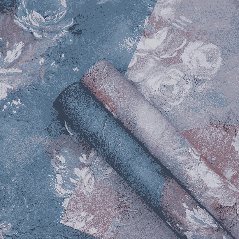 

Сад мечты Пион Картина маслом Цветочная упаковочная бумага Подарки Упаковочная бумага Цветочный букет Ретро Искусство Фиолетовый материал упаковки