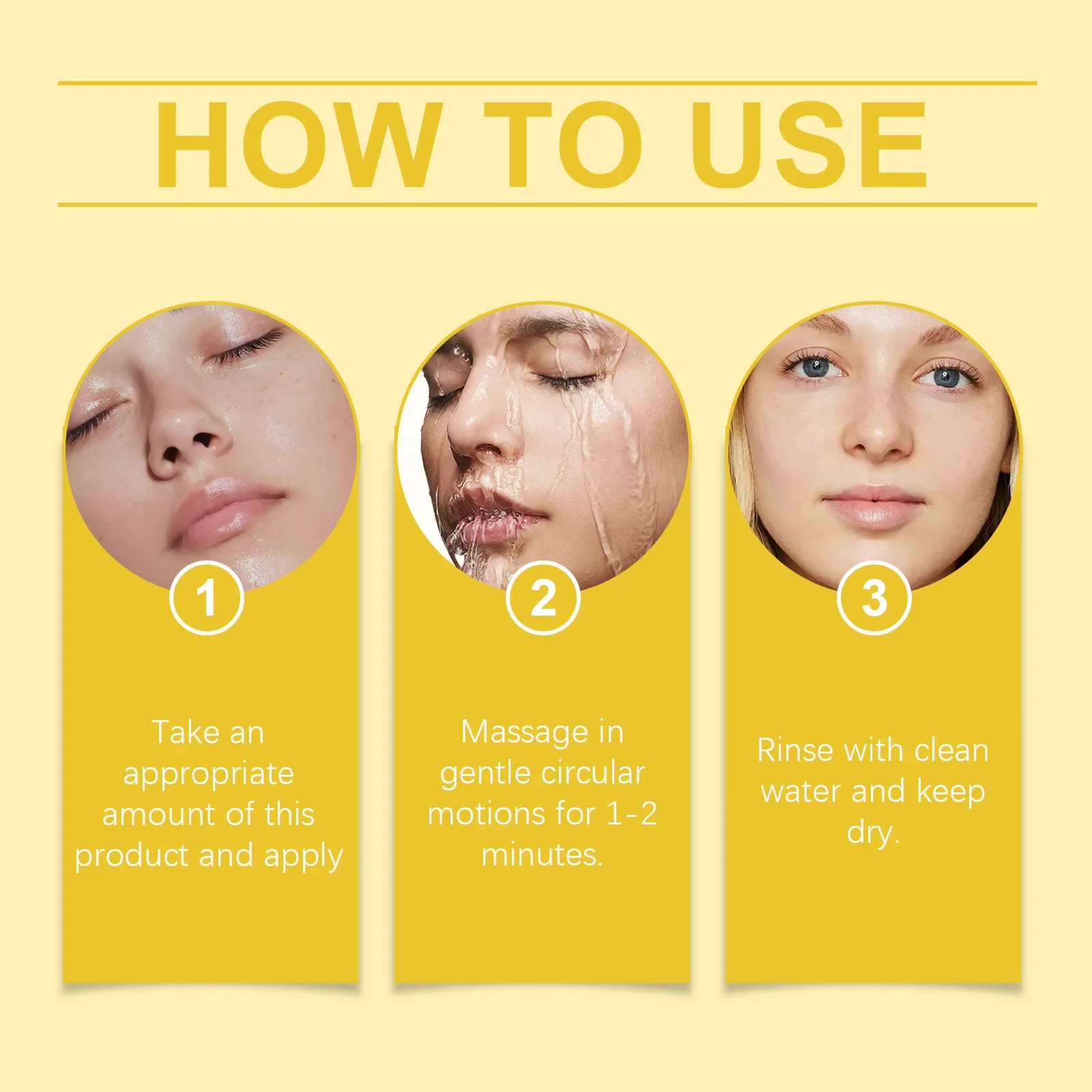 OUHOE Sanftes Reinigungsöl für empfindliche Haut. Tiefenreinigender Augen- und Gesichts- und Lippen-Make-up-Entferner