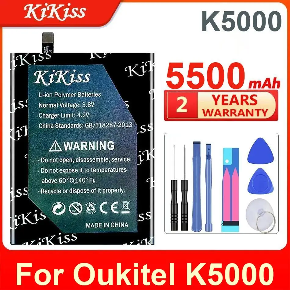 

5500Mah Kikiss Battery K5000 For Oukitel