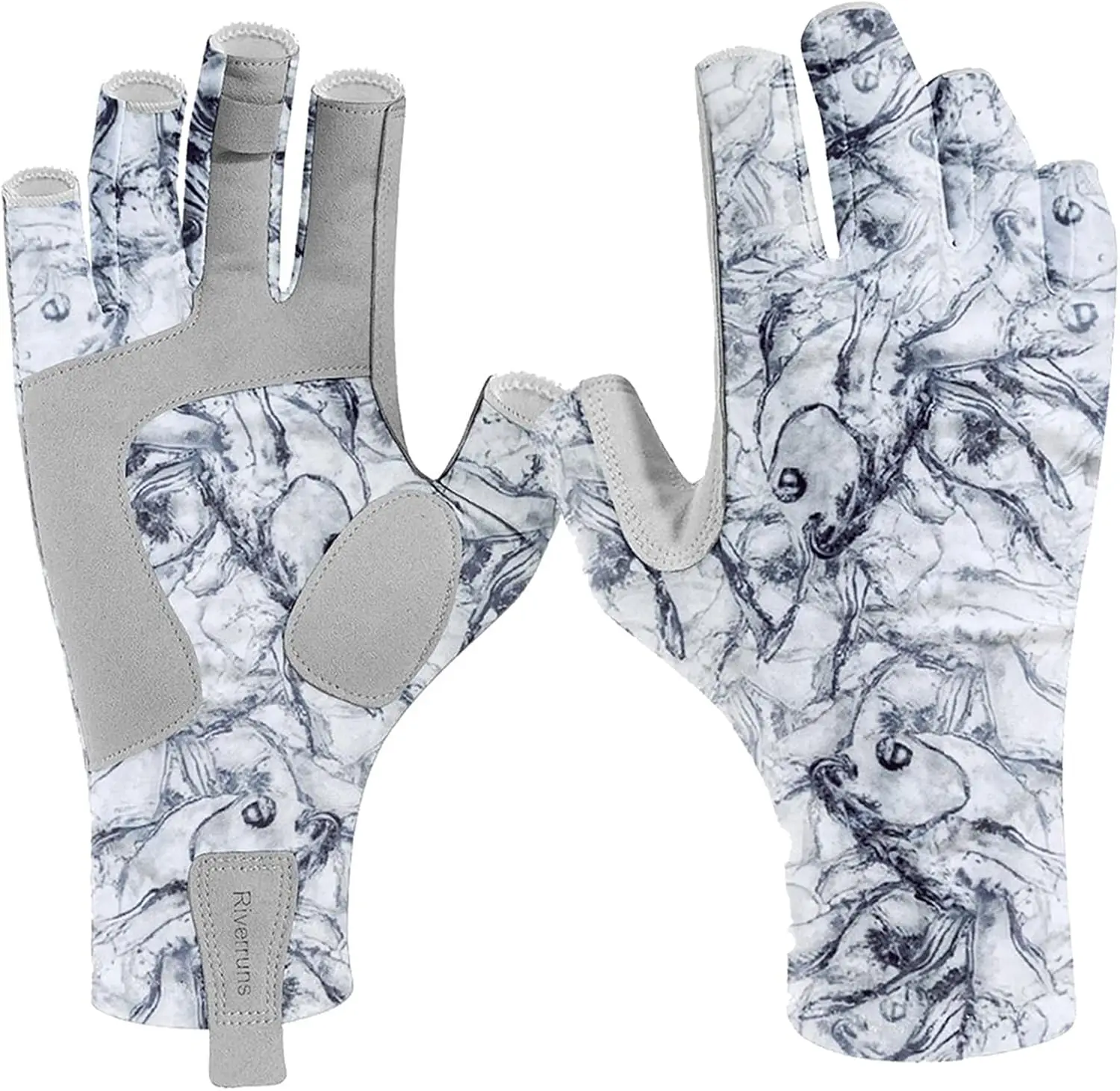 

UPF 50+ Fishing Gloves for Men & Women, UV Protection for Kayaking, Rowing, Hiking Outdoor Activities