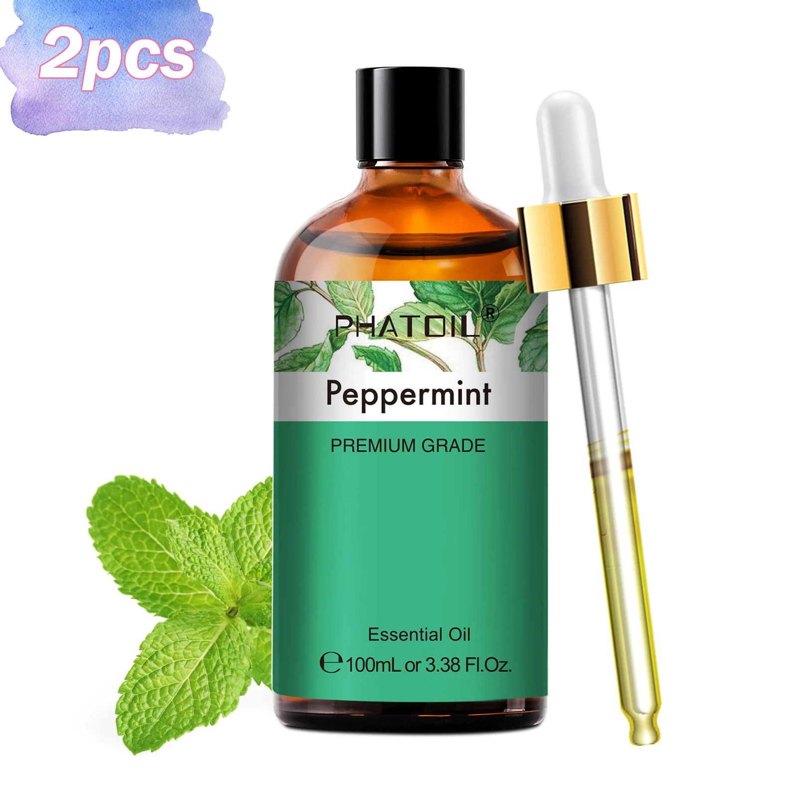 PHATOIL 2PCS 100ml 순수 에센셜 오일 세 - Home Fragrance Eucalyptus 리뷰 및 가격