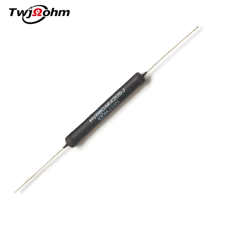 2PCS HVR80AK4205 High Voltage Resistor 2W 100M10M 200M 500M10K30M510K Ohm 20K Thick Film Non Inductive Resistor