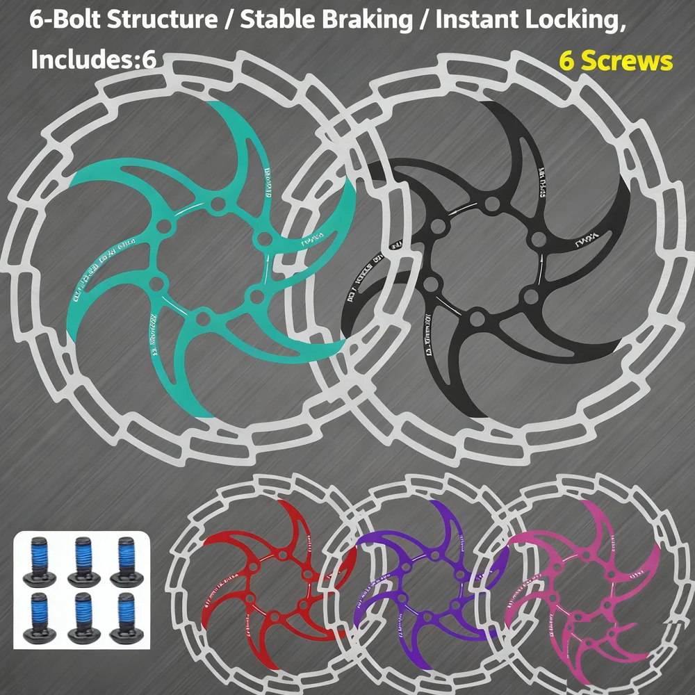 

Bicycle Bike Hollow Heat Dssipation Bicycle Disc 160/180mm Ultralight Oil Brake Disc Brake Mountain Road Brakes Rotor Parts Bike