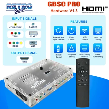 RetroScaler GBSC Pro GBS Control Scart RGBS…