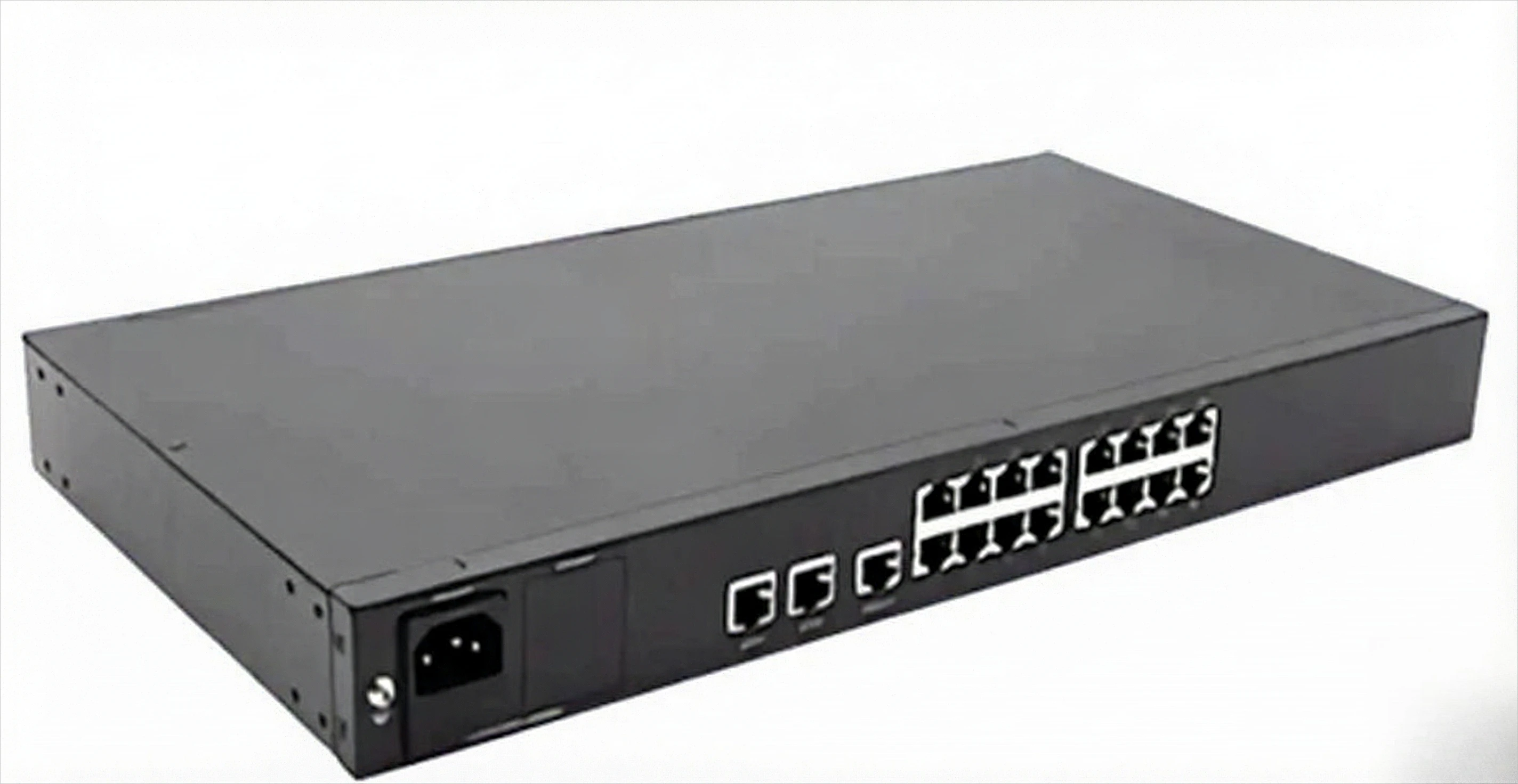 UTEK UT-6816-E Industrial 16-Port RS-232 RS422 RS485 to Ethernet Serial Device Server DIN-Rail