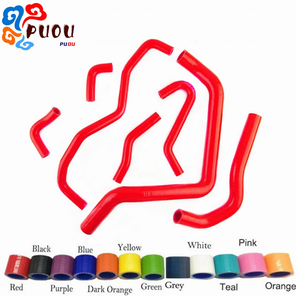For 91-94 HONDA/Acura Integra DB6 DB8 DC2 B18C1 Silicone Radiator Heater Hoses Kit