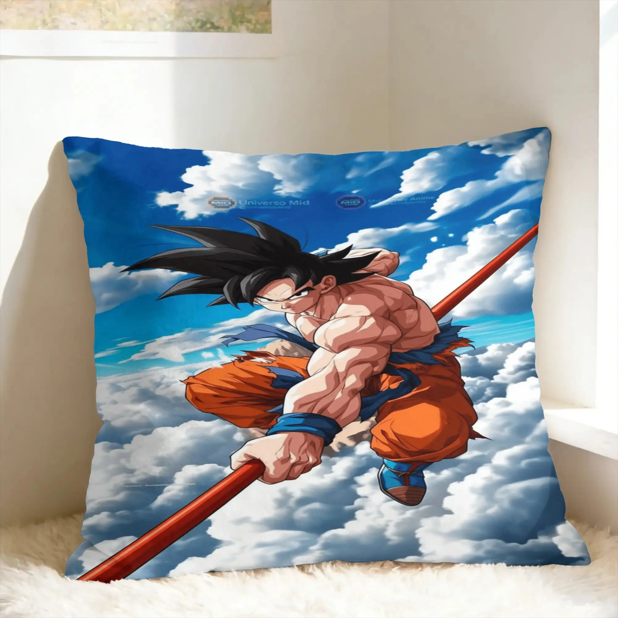 D-Dragon Anime Pillow Case  Custom Pillow Cover For Sofa Bedroom Home Decor Cute Funny Pillowcases