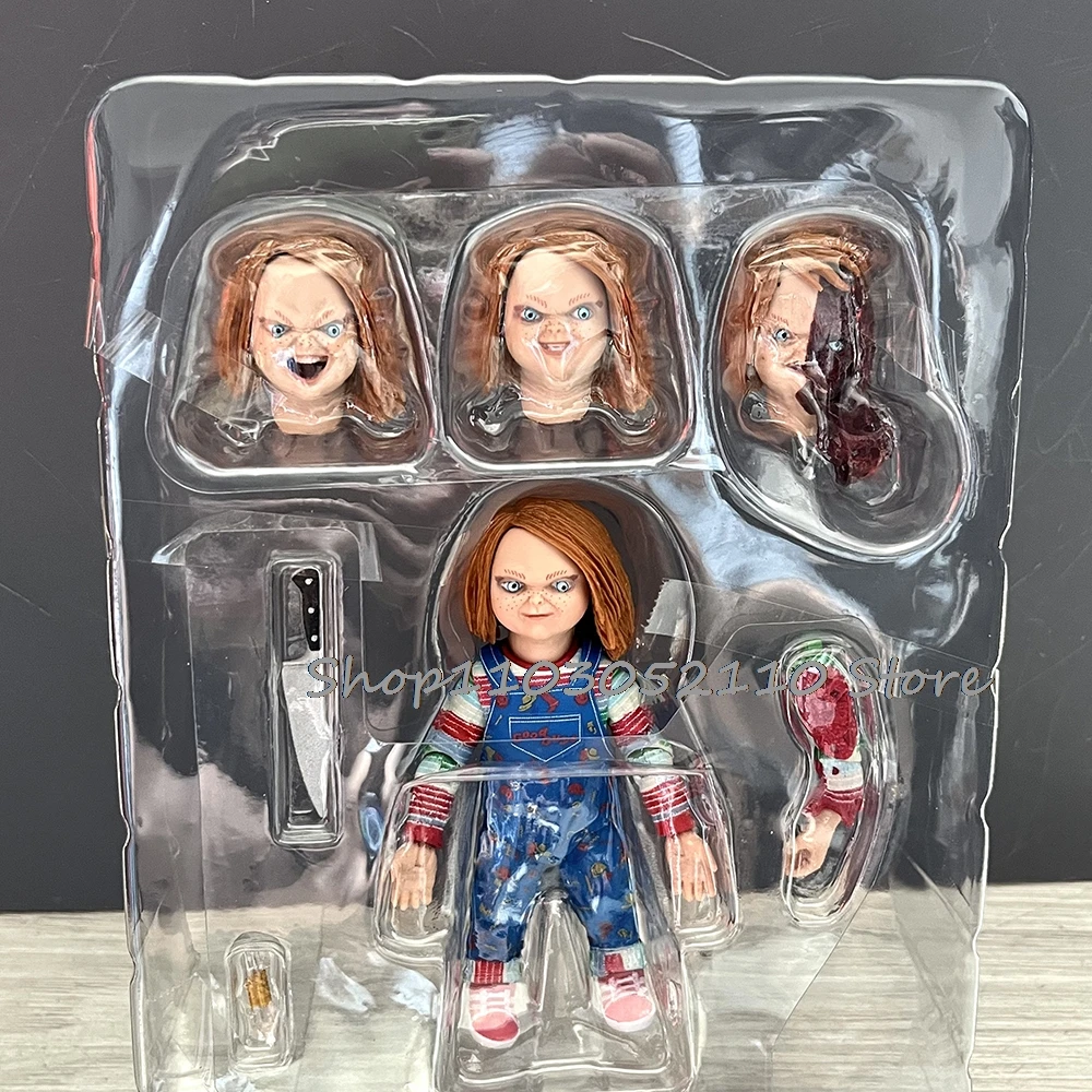 NECA الأخير تشاكي الشكل أنيمي الطفل لعب عروس تشاكي اللعب نموذج الديكور عيد الميلاد Helloween هدية دمية #3