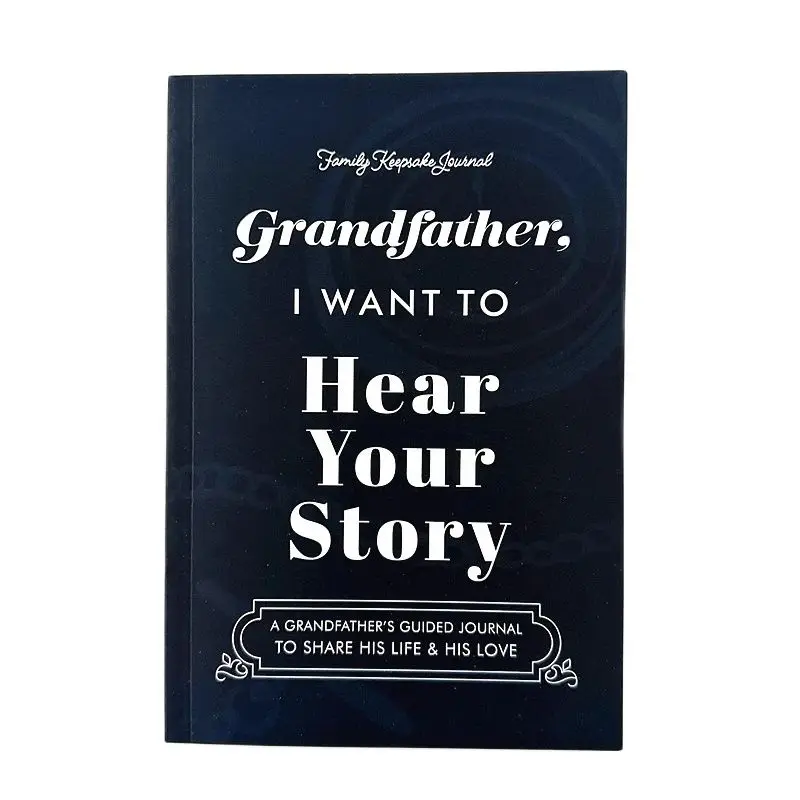 Papa / moeder, ik wil je verhaal hoor Notitieboekje Een vaders begeleide dagboek Multifunctioneel notitieblok Boek Keepsake Journal
