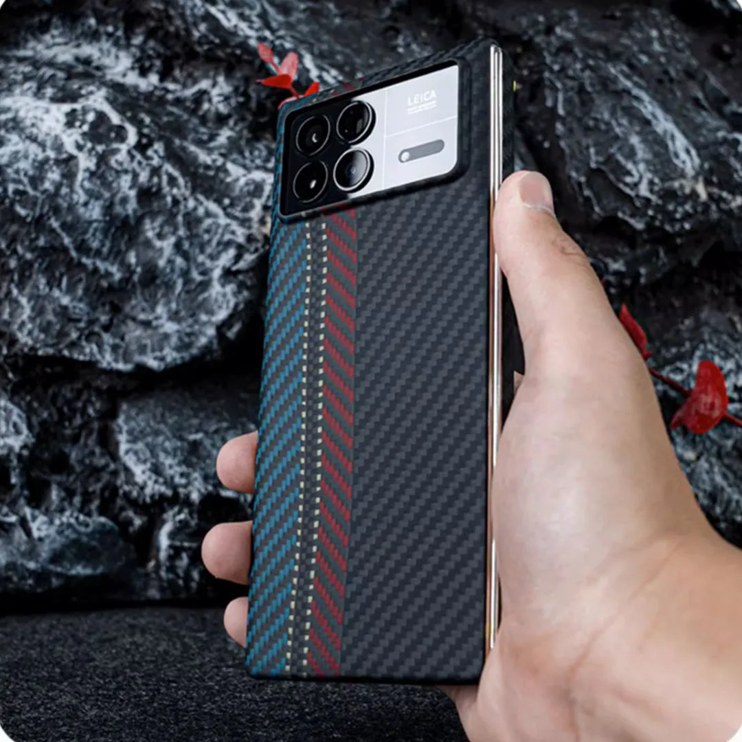 ACC-Real Carbon Fiber Case for Xiaomi Mix Fold 3 5G  Aramid Fiber Ultra-thin  Anti-drop Mix Fold 3 Phone Case