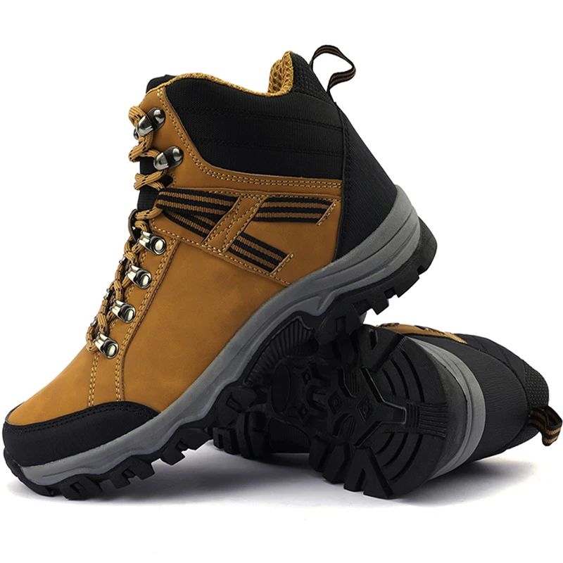 أحذية المشي لمسافات طويلة للرجال الجديدة، أحذية المشي لمسافات طويلة عالية الجودة قابلة للتنفس وغير قابلة للانزلاق، أحذية مقاومة للرياح والرمل، قمة كلاسيكية عالية #2