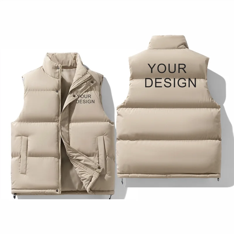 

Winter Fashion Mens Jacket Sleeveless Vest Thermal Soft Vests Casual Coats Male Cotton Mens Vest Workwear Thicken Waistcoat 5XL