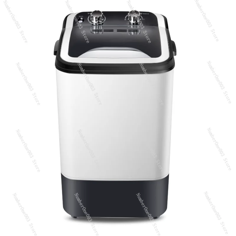 Household large-capacity washing machine semi-automatic small mini dormitory dehydration ordinary water