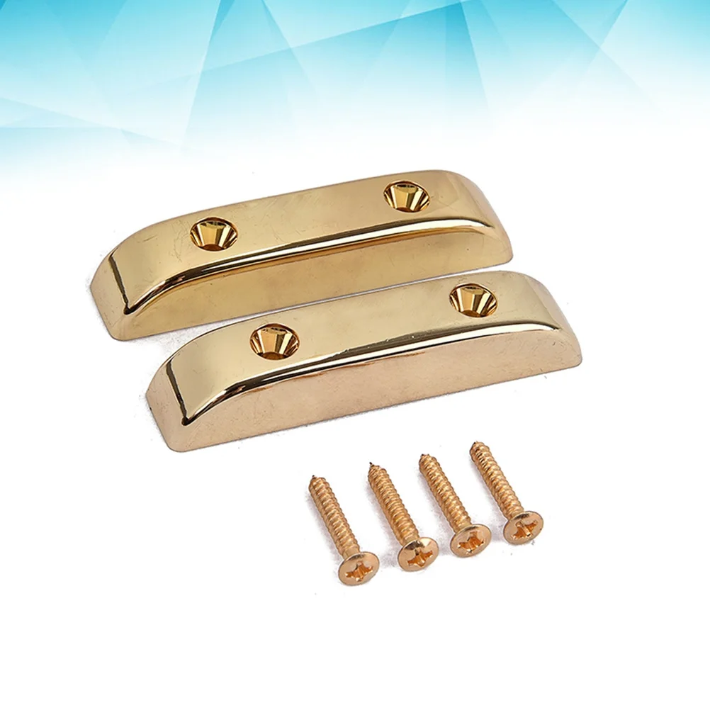 

Thumb Rest For Bass Guitar Golden Smooth Plastic Cushion With Mounting Screws Durable Ergonomic Design Reduces Hand Fatigue Fits