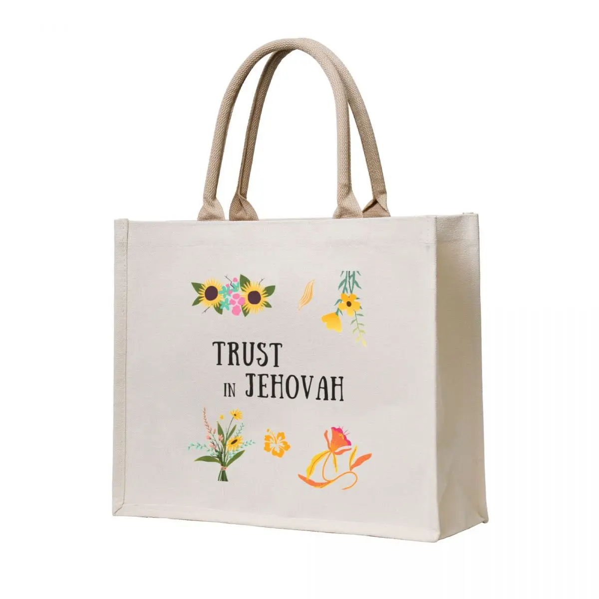 

Trust In Jehovah Tote Bag Eco bag tote bag custom shopper women