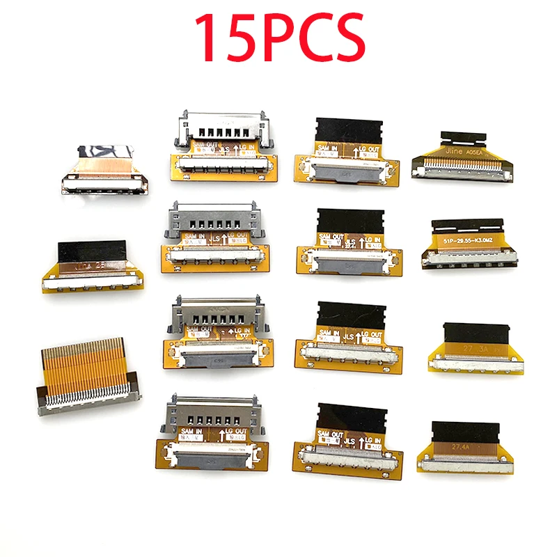 FPC 30P/51P1.0/0.5MM esnek düz kablo için LVDS ekran FIX30P arabirim adaptörü EDP adaptör panosu