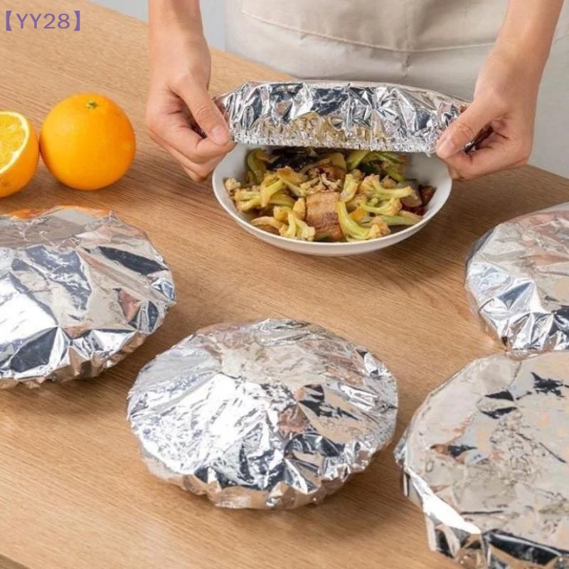 Aluminum Foil Thermal Food Covers 10-50PCS Reusable Insulation Keep Warm Fresh for Kitchen Camping Use