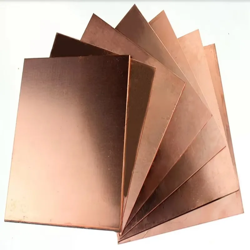 1PCS thick 0.3-8mm 100x100 99.9% purity copper metal sheet plate Nice Mechanical Behavior and Thermal Stability copper plate