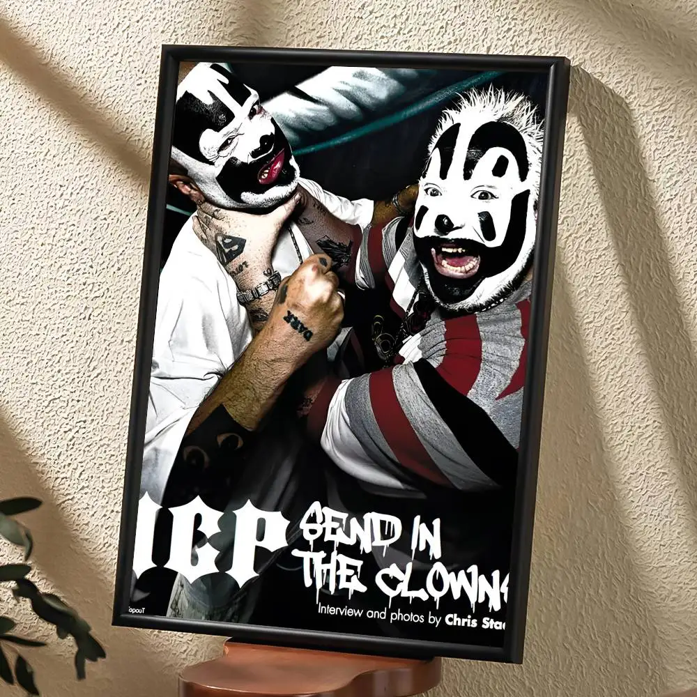 ملصق I-Insane Clown Posse عالي الدقة على الحائط اللاصق المقاوم للماء وغرفة المعيشة المنزلية وغرفة النوم والديكور الجمالي