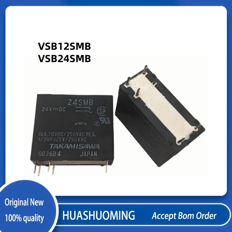 

5 шт./лот, новые VSB12SMB VSB-12SMB 12VDC VSB24SMB VSB-24SMB 24VDC 6 PIN 16A