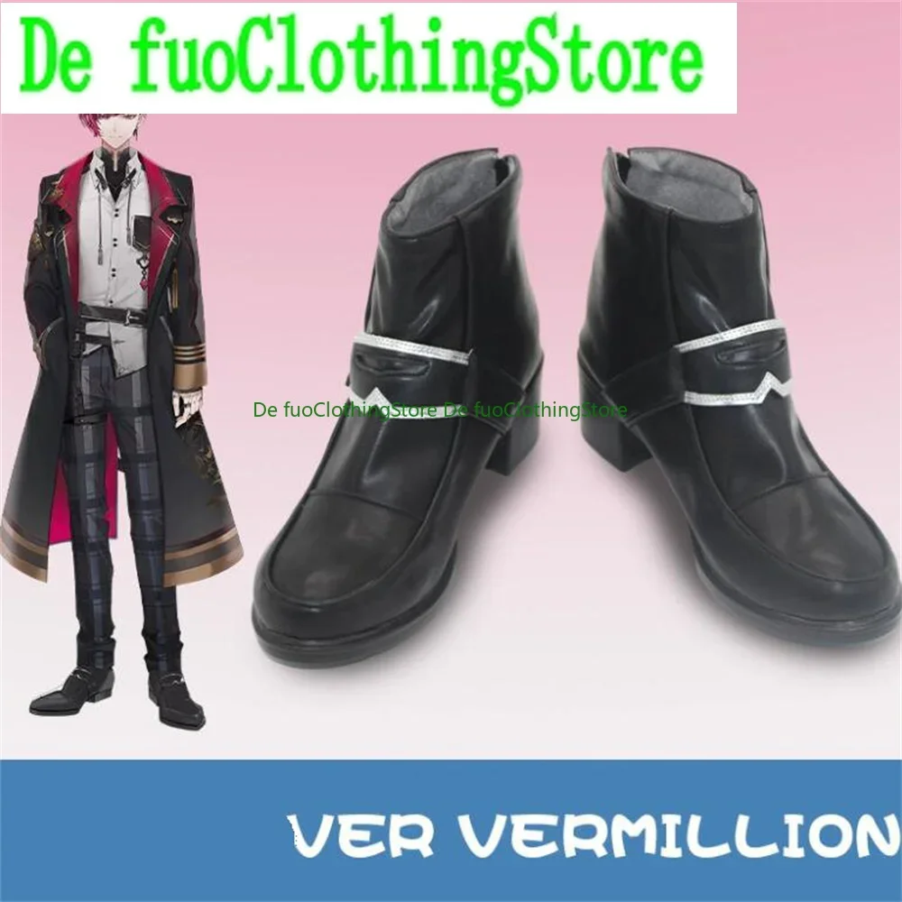 

Ver Vermillion Kaichou Virtual YouTuber VTuber Cosplay Shoes Boots Game Anime Halloween Christmas DefuoClothing Shoes Store
