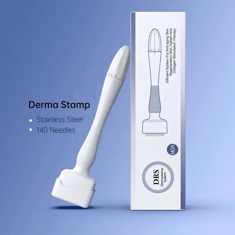 Derma Stempel Roller Originele Drs140a Aanpassen Naald Micronaaldmassage Derma Roller Stretch Mark Verwijdering Haaruitval & Cellulitis