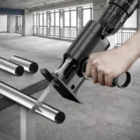 Modified Electric JigSaw Curve Saw Power Tool, Portable Reciprocating Saw Adapter Electric Drill for Wood PVC Steel Pipe Cutting