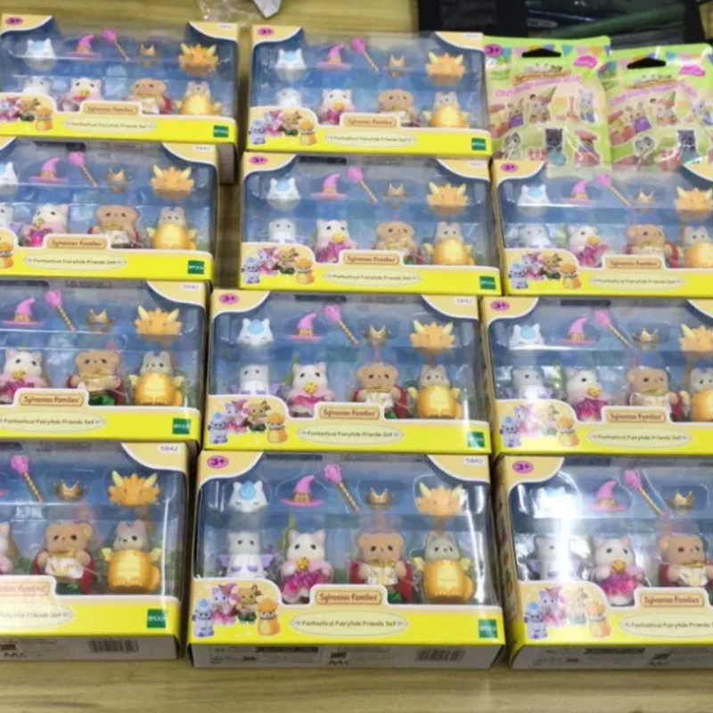 Anime Sylvanian Families Fantasy Fairy Tale Friends Set Doll Figure Kawaii Decorazione Modello Ornamento Regalo di compleanno Giocattolo