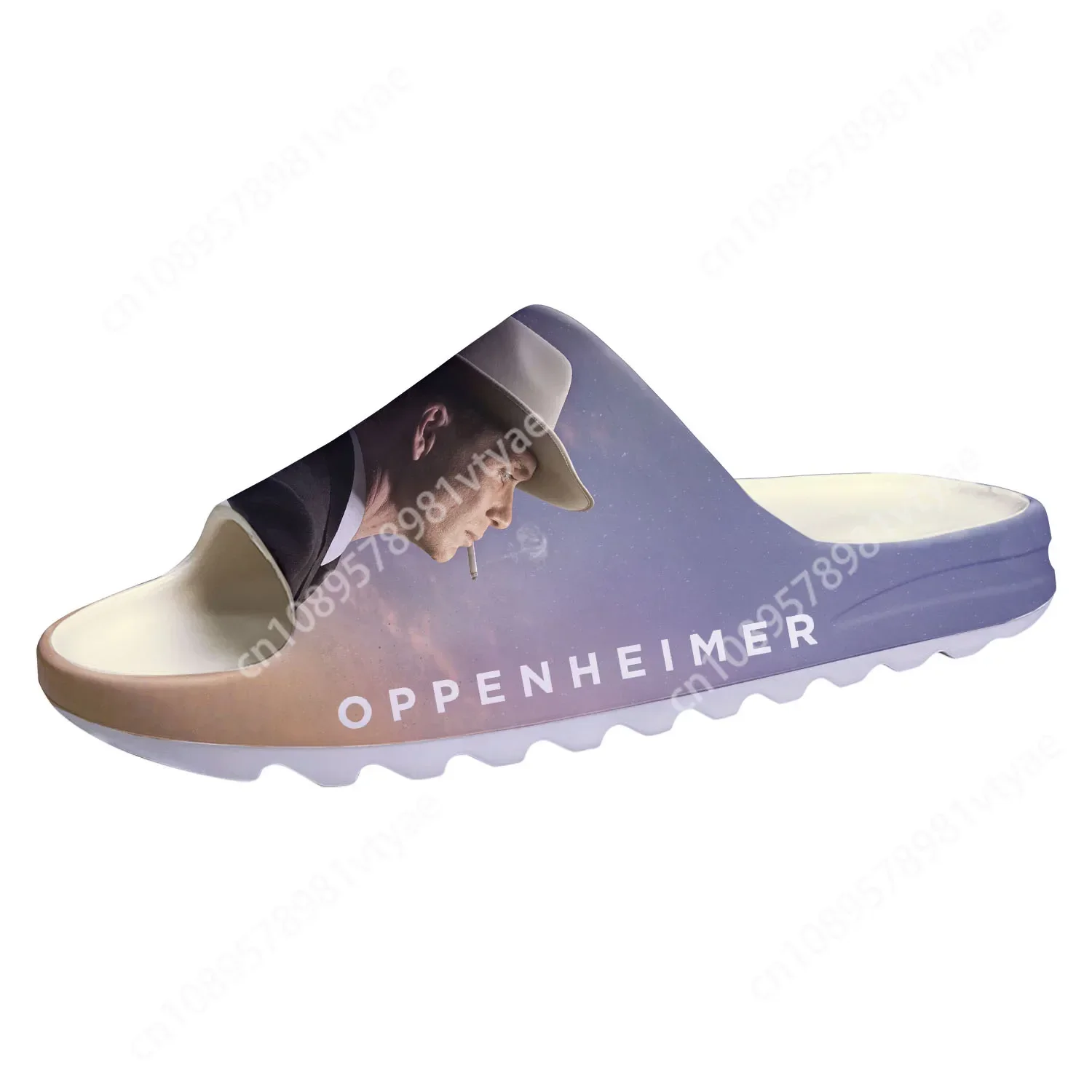 

Oppenheimer Soft Sole Sllipers Home Clogs Cillian Murphy Step On Water Shoes Mens Womens Teenager Step in Customized Sandals