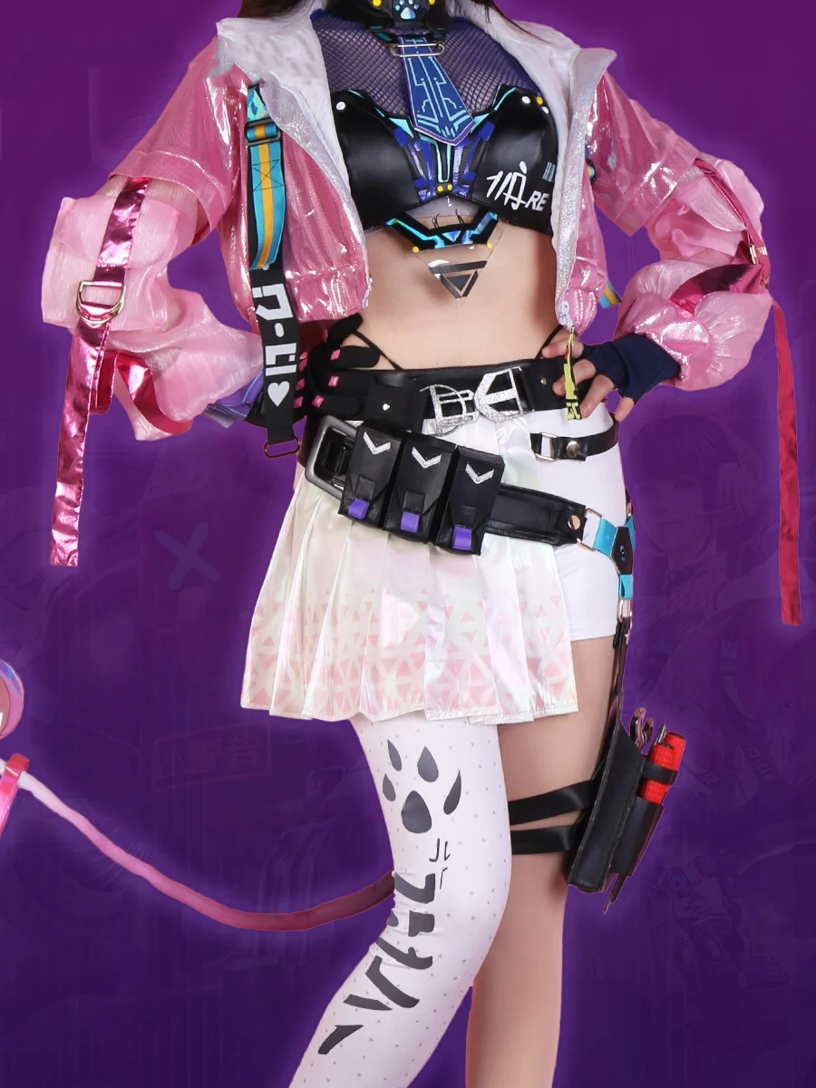 

COSMART Naraka: Bladepoint Shen Miao Game Suit Sexy Gorgeous Uniform Cosplay Costume Halloween Party Role Play Cos Clothing