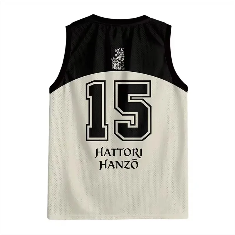 2026 Summer Fashion New Japanese Ancient Samurai Hanzo 3D Printed Tank Top Y2K Home Outdoor Sports Parent Child Tank Top Kids