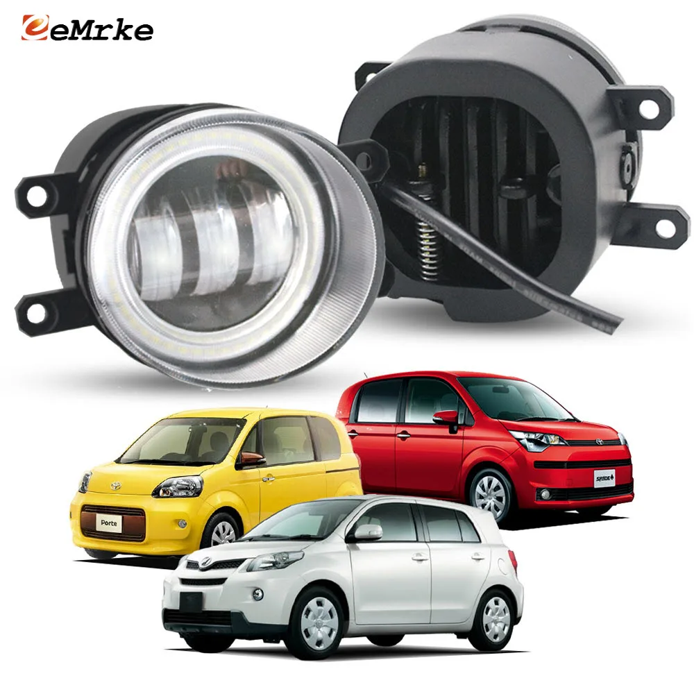 

Canbus Led Anti Fog Light With Projector Lens & Angel Eye DRL Lamp Accessories for Toyota Porte Spade NCP14_ iST Urban Cruiser