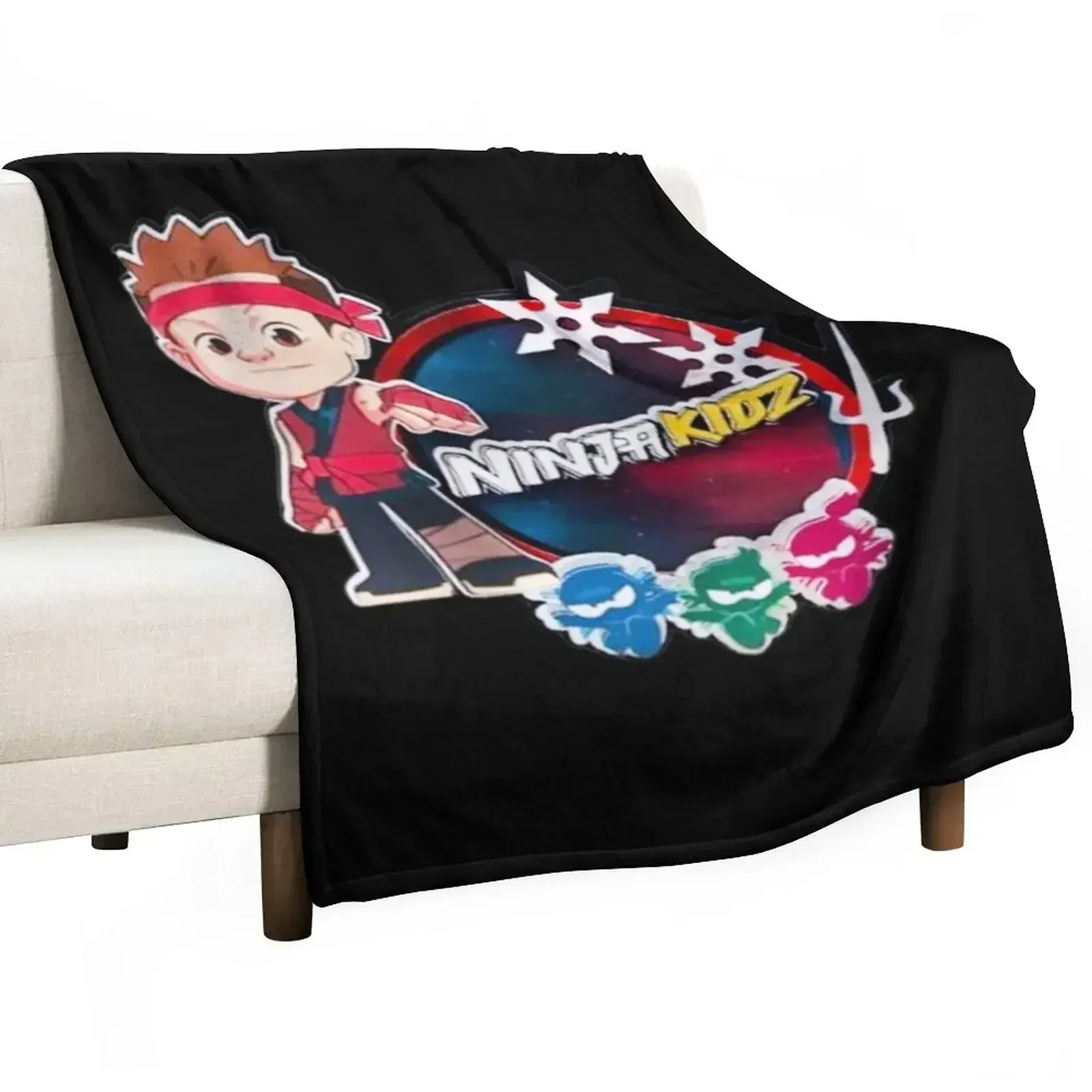 NINJA KIDZ Throw Blanket Sofa Warm Bed Fashionable blankets ands Blankets