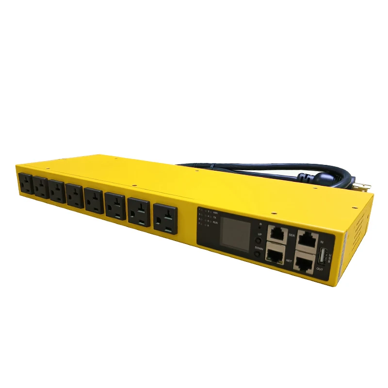 Power distributor rack Smart PDU  Mounted PDU,SSH Snmp TCP Telnet 485modbus Monitor Control OEM PDU power distribution equipment