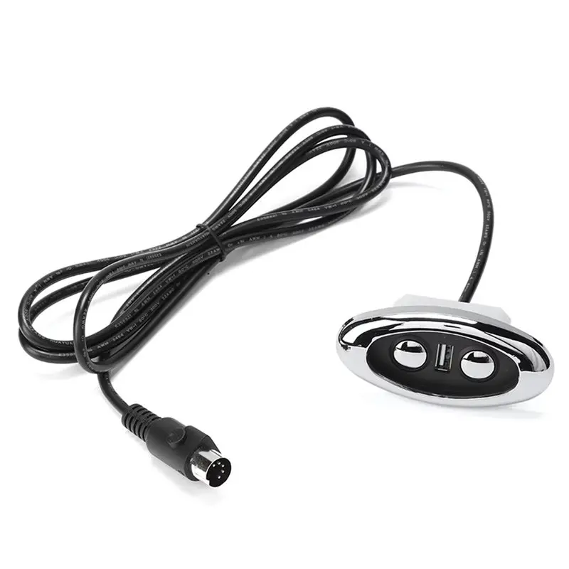 AB42-LED Backlight 2 Button Electric Sofa Hand Control Switch Sofa Controller With USB Port Input 29V 2A USB Output 5V 2A
