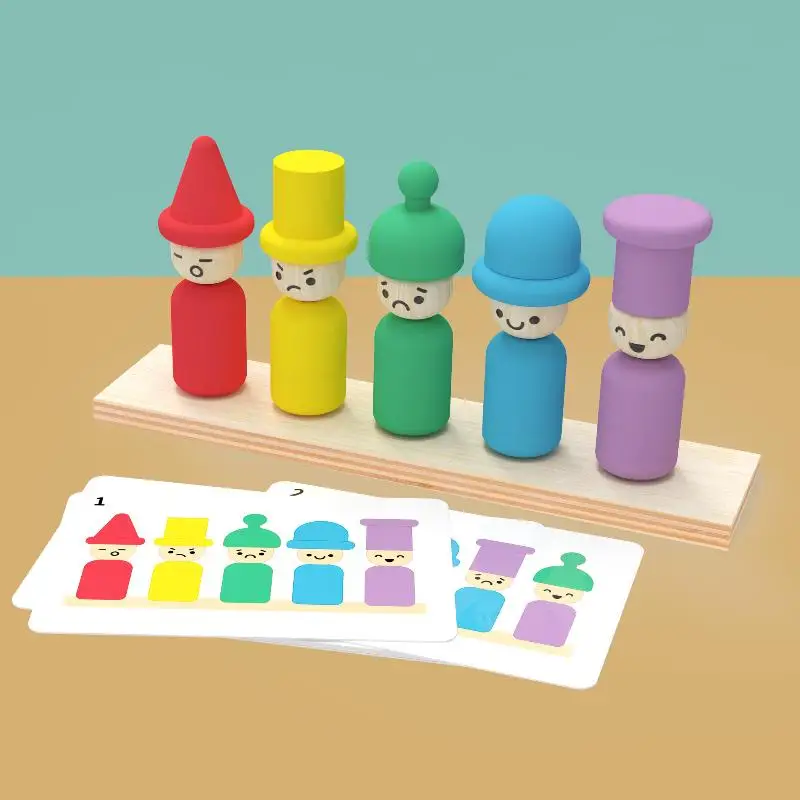 ของเล่นดนตรีแบบซ้อนสีสำหรับเด็กมอนเตสซอรี่ ฝึกการประสานงานระหว่างมือและตา สำหรับการศึกษาปฐมวัย