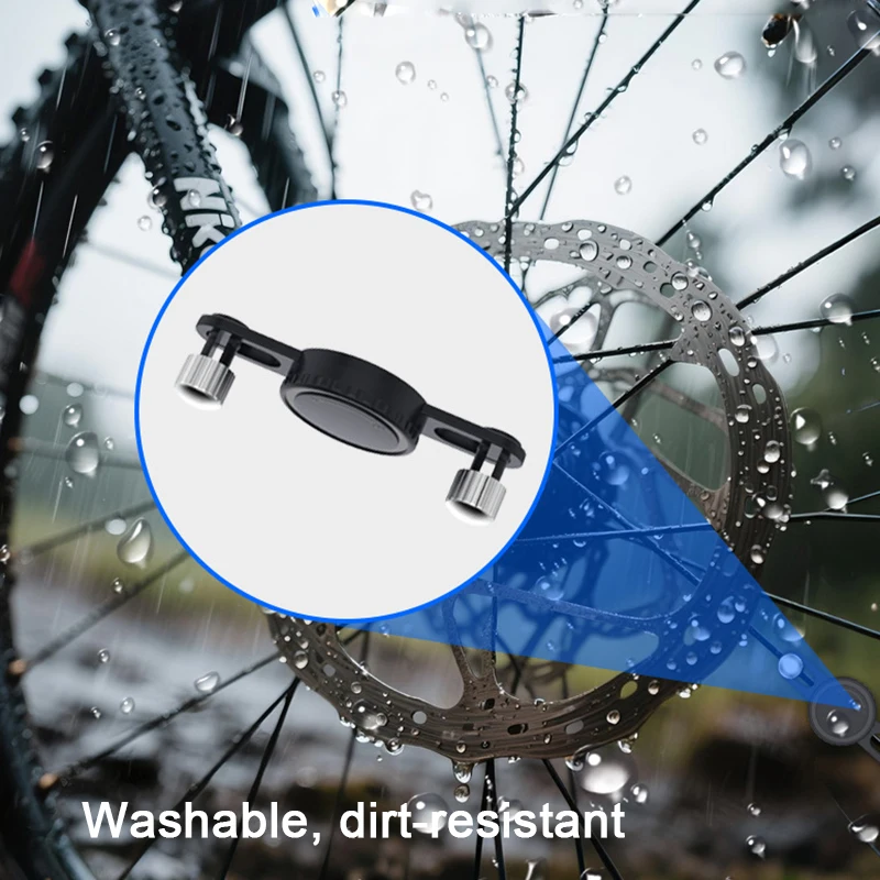 Waterproof Polycarbonate Bicycle Spoke Mount Case Compatible with AirTag Tracker