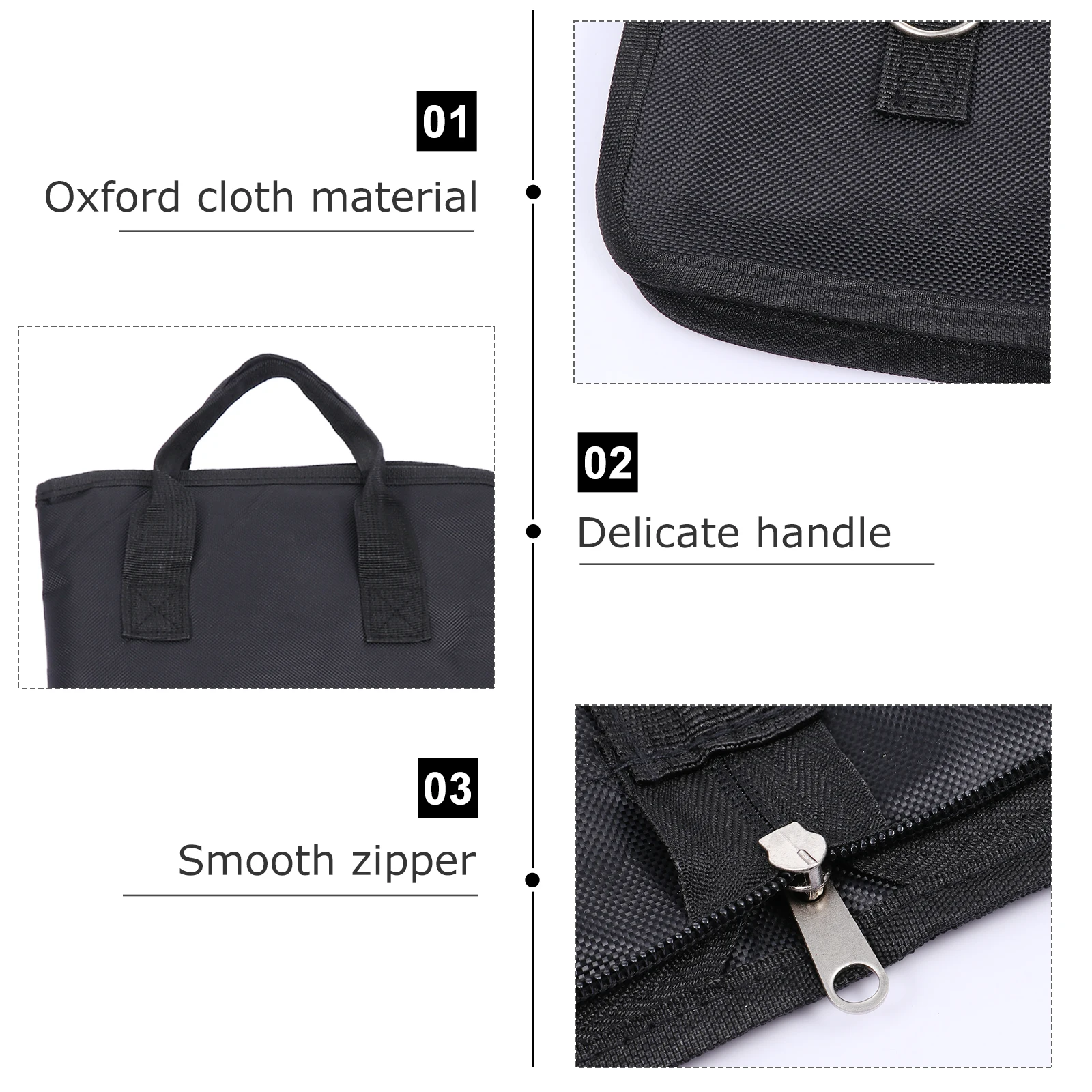 

Drumstick Bag Drumsticks Container Percussion Mallet Storage Oxford Cloth Gig Holder