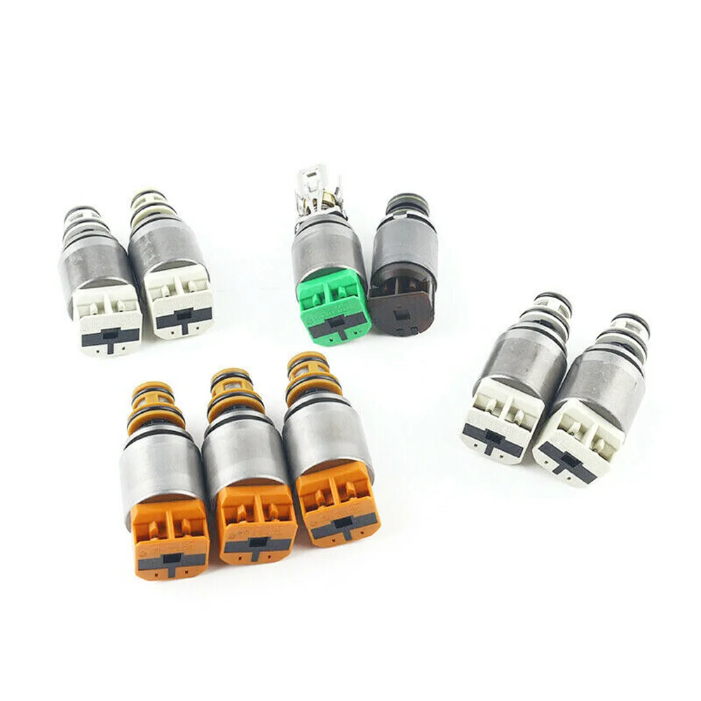 9 PCS Automatic Transmission Solenoids Kit 8HP45 8HP70 For Audi Q7 Jaguar XJ Range Rover Car Engine Accessories Replacement Part